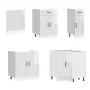 Mueble cocina Kalmar blanco brillo 11 pzas madera contrachapada von , Küchenschränke - Ref: Foro24-3314883, Preis: 785,16 €, ...