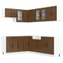 Mueble cocina Kalmar roble marrón 11 pzas madera contrachapada von , Küchenschränke - Ref: Foro24-3314888, Preis: 695,10 €, R...