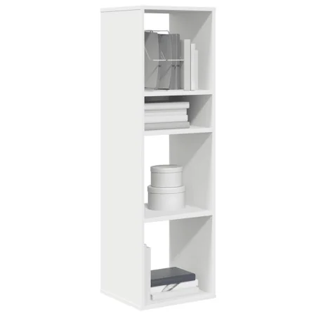 Estantería de madera contrachapada blanco 34x31x112 cm de , Librerías y estanterías - Ref: Foro24-860283, Precio: 50,77 €, De...