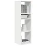 Estantería de madera contrachapada blanco 34x31x112 cm de , Librerías y estanterías - Ref: Foro24-860283, Precio: 50,77 €, De...