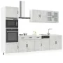 Mueble cocina Kalmar gris hormigón 7 pzas madera contrachapada by , Kitchen cabinets - Ref: Foro24-3314745, Price: 623,05 €, ...