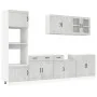 Mueble cocina Kalmar gris hormigón 7 pzas madera contrachapada by , Kitchen cabinets - Ref: Foro24-3314745, Price: 623,05 €, ...