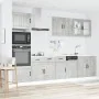 Mueble cocina Kalmar gris hormigón 7 pzas madera contrachapada by , Kitchen cabinets - Ref: Foro24-3314745, Price: 623,05 €, ...