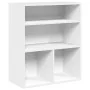 Estantería librería madera de ingeniería blanca 60x30x71,5 cm de , Librerías y estanterías - Ref: Foro24-860310, Precio: 51,6...