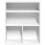 Estantería librería madera de ingeniería blanca 60x30x71,5 cm de , Librerías y estanterías - Ref: Foro24-860310, Precio: 51,6...