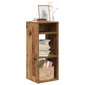 Estantería madera ingeniería madera envejecida 34x31x80 cm by , Bookcases and shelves - Ref: Foro24-860281, Price: 45,40 €, D...