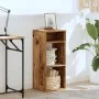 Estantería madera ingeniería madera envejecida 34x31x80 cm de , Librerías y estanterías - Ref: Foro24-860281, Precio: 45,40 €...