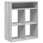 Estantería madera de ingeniería color gris sonoma 66x31x80 cm by , Bookcases and shelves - Ref: Foro24-860297, Price: 61,59 €...