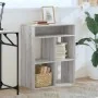 Estantería madera de ingeniería color gris sonoma 66x31x80 cm by , Bookcases and shelves - Ref: Foro24-860297, Price: 61,59 €...