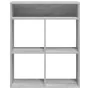 Estantería madera de ingeniería color gris sonoma 66x31x80 cm by , Bookcases and shelves - Ref: Foro24-860297, Price: 61,59 €...
