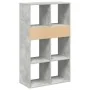 Estantería madera ingeniería gris hormigón 66x31x112 cm de , Librerías y estanterías - Ref: Foro24-860304, Precio: 72,32 €, D...