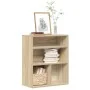 Estantería madera ingeniería color roble 60x30x71,5 cm by , Bookcases and shelves - Ref: Foro24-860312, Price: 55,04 €, Disco...