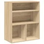 Estantería madera ingeniería color roble 60x30x71,5 cm by , Bookcases and shelves - Ref: Foro24-860312, Price: 55,04 €, Disco...