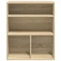 Estantería madera ingeniería color roble 60x30x71,5 cm by , Bookcases and shelves - Ref: Foro24-860312, Price: 55,04 €, Disco...
