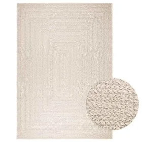 Alfombra ZIZUR apariencia yute interior exterior crema von , Teppiche - Ref: Foro24-4010368, Preis: 155,46 €, Rabatt: %