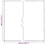 Lona transparente con ojales polietileno 4x5 m by , Waterproof tarpaulins - Ref: Foro24-4018519, Price: 38,14 €, Discount: %