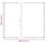 Lona transparente con ojales PVC 3x3 m de , Lonas impermeables - Ref: Foro24-4018599, Precio: 61,47 €, Descuento: %