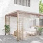Lona transparente con ojales PVC 8x8 m de , Lonas impermeables - Ref: Foro24-4018621, Precio: 261,02 €, Descuento: %