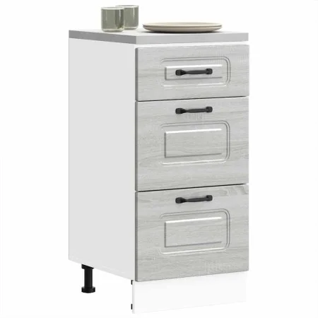 Mueble bajo de cocina Kalmar gris sonoma madera de ingeniería von , Küchenschränke - Ref: Foro24-854246, Preis: 90,98 €, Raba...