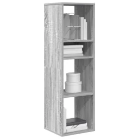 Estantería madera de ingeniería color gris sonoma 34x31x112 cm by , Bookcases and shelves - Ref: Foro24-860288, Price: 57,51 ...