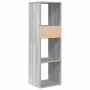 Estantería madera de ingeniería color gris sonoma 34x31x112 cm de , Librerías y estanterías - Ref: Foro24-860288, Precio: 57,...