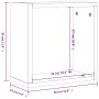 Estantes cubo de pared 6 unidades roble ahumado 30x15x30 cm de , Estantes y estanterías - Ref: Foro24-815881, Precio: 45,53 €...