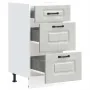 Mueble bajo de cocina Kalmar madera de ingeniería gris hormigón de , Armarios de cocina - Ref: Foro24-854244, Precio: 90,11 €...