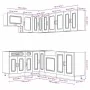Mueble de cocina Kalmar blanco 11 piezas madera contrachapada de , Armarios de cocina - Ref: Foro24-3314881, Precio: 685,51 €...
