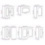 Mueble de cocina Kalmar blanco 11 piezas madera contrachapada de , Armarios de cocina - Ref: Foro24-3314881, Precio: 685,51 €...