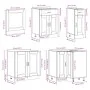 Mueble cocina Porto roble sonoma 11 pzas madera contrachapada von , Küchenschränke - Ref: Foro24-3314904, Preis: 686,57 €, Ra...