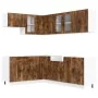 Mueble cocina Porto roble ahumado 11 pzas madera contrachapada von , Küchenschränke - Ref: Foro24-3314906, Preis: 707,32 €, R...
