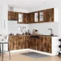 Mueble cocina Porto roble ahumado 11 pzas madera contrachapada von , Küchenschränke - Ref: Foro24-3314906, Preis: 707,32 €, R...