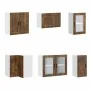 Mueble cocina Porto roble ahumado 11 pzas madera contrachapada von , Küchenschränke - Ref: Foro24-3314906, Preis: 707,32 €, R...