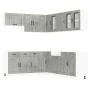 Mueble cocina Lucca gris hormigón 11 pzas madera contrachapada von , Küchenschränke - Ref: Foro24-3314925, Preis: 720,36 €, R...