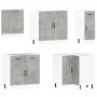 Mueble cocina Lucca gris hormigón 11 pzas madera contrachapada von , Küchenschränke - Ref: Foro24-3314925, Preis: 720,36 €, R...