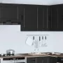 Mueble de pared de cocina Porto madera contrachapada negra de , Armarios de cocina - Ref: Foro24-854039, Precio: 60,90 €, Des...