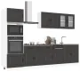 Mueble de cocina Kalmar negra 7 piezas madera contrachapada de , Armarios de cocina - Ref: Foro24-3314732, Precio: 668,84 €, ...