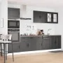 Mueble de cocina Kalmar negra 7 piezas madera contrachapada de , Armarios de cocina - Ref: Foro24-3314732, Precio: 668,84 €, ...