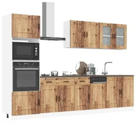 Mueble cocina Kalmar madera vieja 7 pzas madera contrachapada by , Kitchen cabinets - Ref: Foro24-3314739, Price: 657,60 €, D...