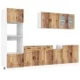 Mueble cocina Kalmar madera vieja 7 pzas madera contrachapada by , Kitchen cabinets - Ref: Foro24-3314739, Price: 658,16 €, D...