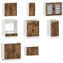 Mueble cocina Kalmar roble ahumado 8 pzas madera contrachapada by , Kitchen cabinets - Ref: Foro24-3314836, Price: 542,91 €, ...