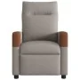 Sillón reclinable de masaje eléctrico tela gris taupe de , Sillones - Ref: Foro24-3324003, Precio: 267,98 €, Descuento: %