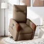 Silla de masaje reclinable de pie de tela marrón by , Armchairs - Ref: Foro24-3324017, Price: 301,69 €, Discount: %