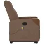 Silla de masaje reclinable de pie de tela marrón by , Armchairs - Ref: Foro24-3324017, Price: 301,69 €, Discount: %