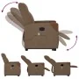 Silla de masaje reclinable de pie de tela marrón by , Armchairs - Ref: Foro24-3324017, Price: 301,69 €, Discount: %