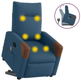 Sillón reclinable de masaje elevable tela azul von , Sessel - Ref: Foro24-3324020, Preis: 302,08 €, Rabatt: %