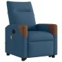 Sillón reclinable de masaje elevable tela azul by , Armchairs - Ref: Foro24-3324020, Price: 301,79 €, Discount: %