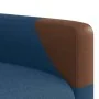 Sillón reclinable de masaje elevable tela azul by , Armchairs - Ref: Foro24-3324020, Price: 301,79 €, Discount: %