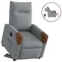 Sillón eléctrico reclinable elevable de tela gris claro by , Armchairs - Ref: Foro24-3324022, Price: 323,00 €, Discount: %