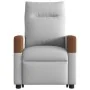 Sillón de masaje eléctrico reclinable elevable tela gris nube by , Armchairs - Ref: Foro24-3324029, Price: 338,03 €, Discount: %